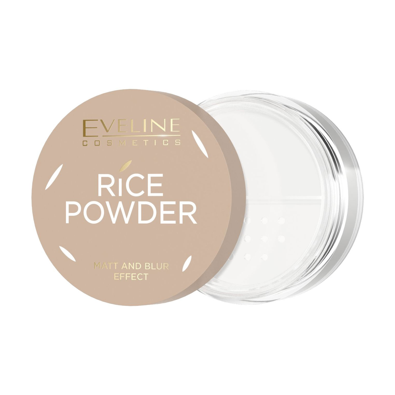 Прозора рисова пудра для обличчя Eveline Cosmetics Rice Powder, 10 г